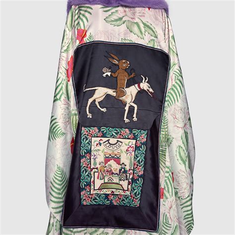 gucci embroidered silk tiger kimono|gucci tiger jewelry.